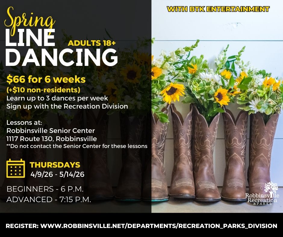 Spring 2026 Line Dancing Flyer